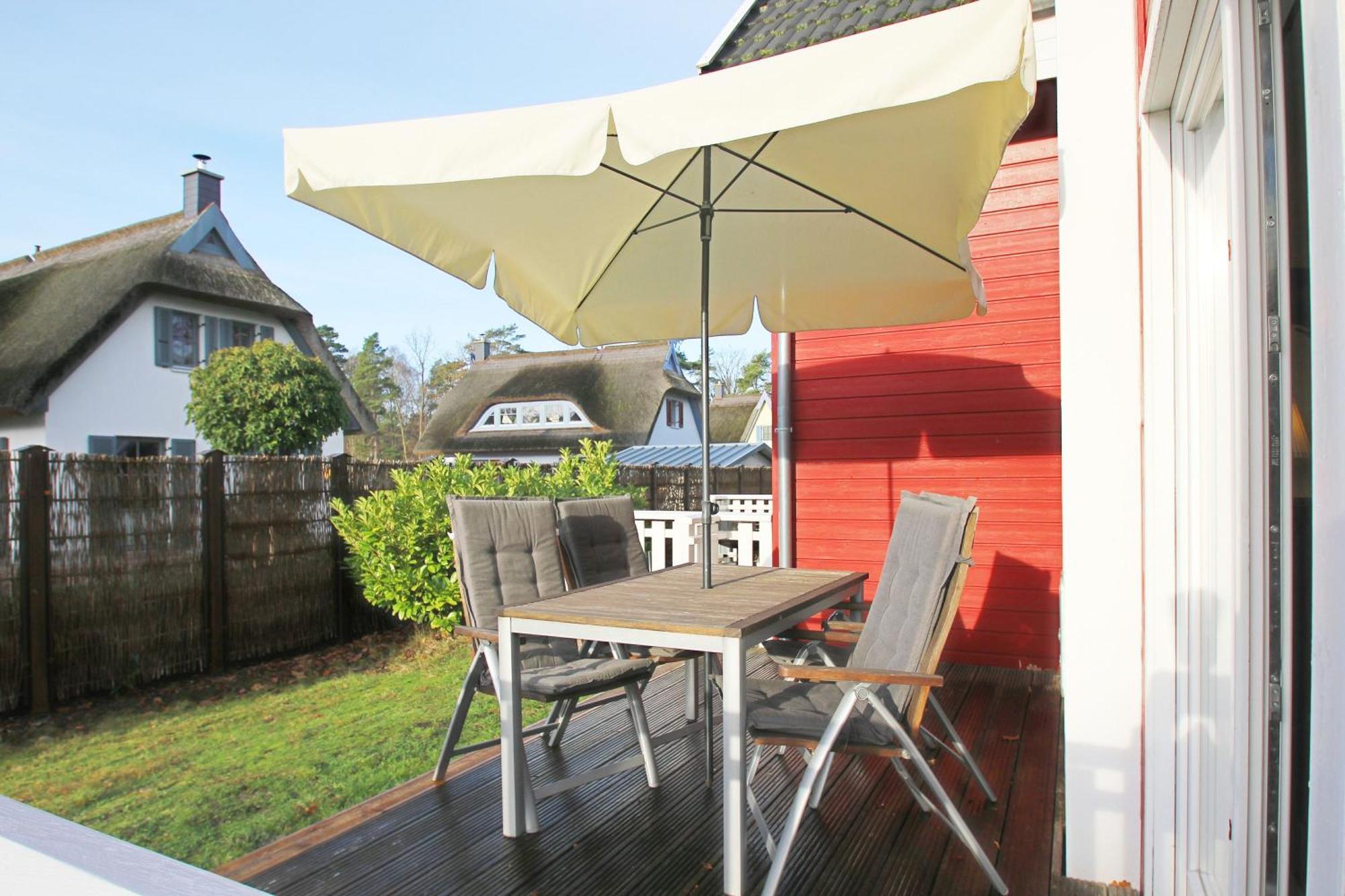 Ferienhaus Wellenlaeufer Haus - Sauna, Terrasse, Garten Glowe Exterior foto